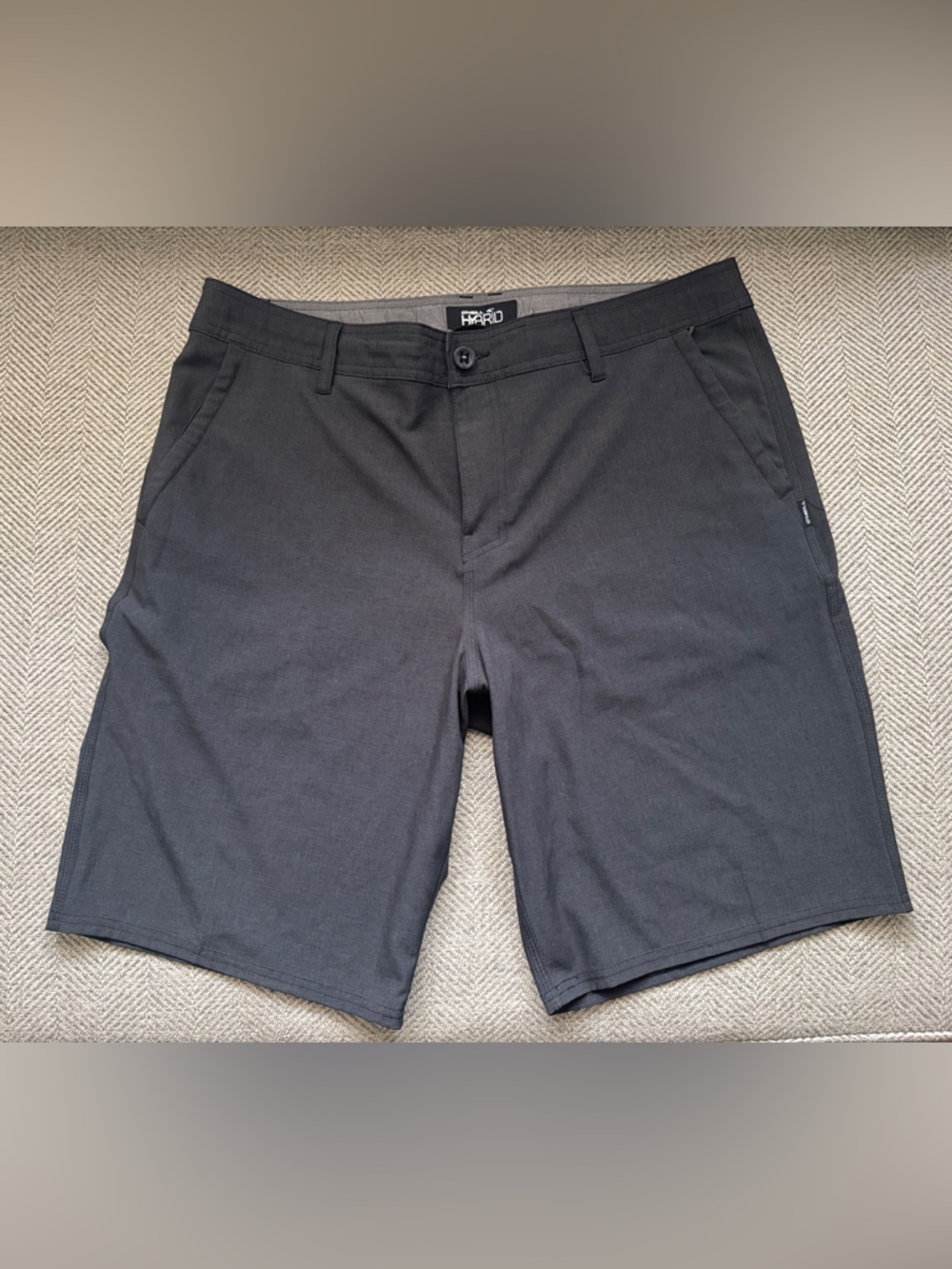 Men's o’Neill Hybrid Performance Charcoal Shorts 36 Waist